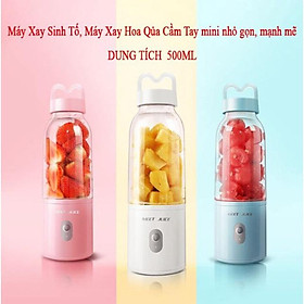 Mua Máy Xay Sinh Tố  Máy Xay Hoa Qủa Cầm Tay mini nhỏ gọn  mạnh mẽ 500Ml 1 Cốc