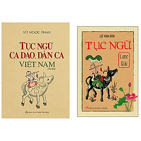 Hình ảnh Combo Tục Ngữ Ca Dao, Dân Ca Việt Nam (Bìa Cứng)+Tục Ngữ Lược Giải (Bìa Mềm)