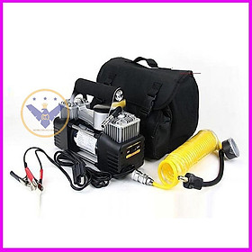 Bơm lốp ô tô 2 xi lanh Air Compressor CÓ ĐÈN