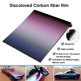 1520mm*300mm Chameleon 3D Carbon Fiber Vinyl Film Auto Car Sticker Truck Motorcycle PhoneStyling Decoration Wrapping Decal