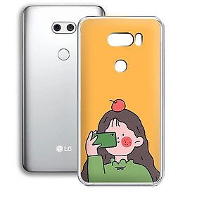 BÁO GIÁ Quay Màn Hình Lg V30 | Shopee Lazada Sendo Tiki mới nhất 12 Ốp lưng điện thoại LG V30 - 01253 7899 GIRL01 - in hình chibi dễ thương - Silicon dẻo - Hàng Chính Hãng
