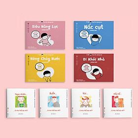 Combo 8 cuốn sách Ehon Điều kỳ diệu của cảm xúc và Taku - Cậu bé mộng mơ