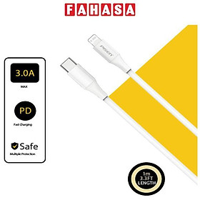 Cáp Sạc Mr White Lightning USB-C 1 m - Pisen CL-PD-1000