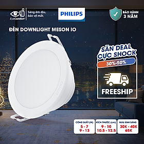 Bộ Đèn PHILIPS LED Âm Trần MESON IO Thế Hệ Mới - 5W 7W 9W 13W