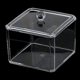 Makeup Cotton Pads Swabs Organizer Case Cosmetic Storage Box Holder