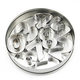 BỘ 9 KHUÔN LÀM BÁNH HÌNH SỐ CUTLERY-PRO 17MM
