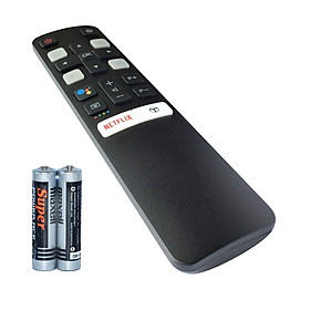 Remote Điều Khiển Giọng Nói Cho Smart TV, TV Thông Minh TCL Netflix Grade A+ (Kèm Pin AAA Maxell)