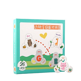 Đồ Chơi Ghép Tên Con Vật - Animal Matching S20