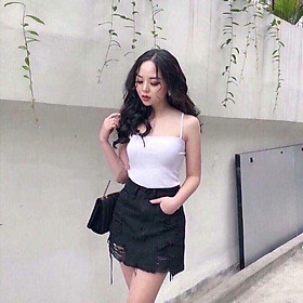 Hình ảnh ÁO 2 DÂY NỮ DÁNG CROPTOP SIÊU XINH