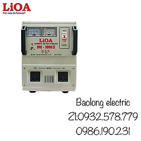 ỔN ÁP LIOA DRI 3000II 3KVA,BIẾN THẾ 220V XUỐNG 110V LIOA DẢI ĐIỆN 90V-250V