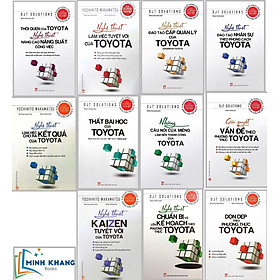 Combo sách Toyota - Trọn bộ 11 cuốn - Bí quyết thành công của doanh nghiệp hàng đầu thế giới (PN-MK)