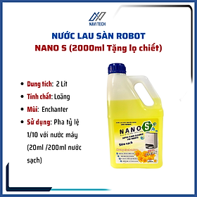 Nước lau sàn chuyên dụng dành cho robot hút bụi Nano S