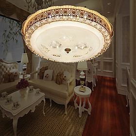 Đèn áp trần ML5027-9 LED 3 màu, hoa văn thiết kế cổ điển