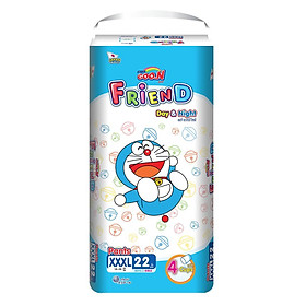 Tã Quần Goon Friend Doremon Mới Gói Cực Đại Xxxl22 (18Kg ~ 30Kg)