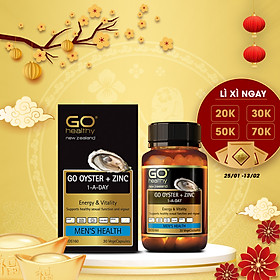 GO OYSTER + ZINC 1-A-DAY 30 VIÊN - Tinh chất hàu nhập khẩu chính hãng GO Healthy New Zealand