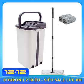 Cây Lau Nhà, Bộ Chổi Lau Nhà Tự Vắt Thông Minh Tặng Kèm 1 Bông Lau Nhà