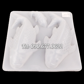Mua Khuôn 3 con cá chép làm bánh  rau câu  khuôn ép xôi  giò chả – Loại 25 cm - Mã số 1745