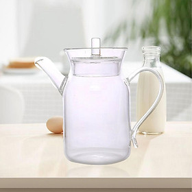 Kitchen Glass Pitcher with Lid 350 ml Brewer Ice Drip Coffee Pot for Bar