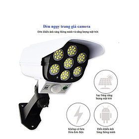 Mua Đèn LED Cảm ứng Mô hình camera chống trộm dùng pin năng lượng mặt trời AT-02