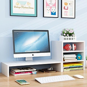 Mua Kệ sách để bàn 3 tầng  giá sách mini kệ đa năng gỗ MDF phủ Melamin decor góc học tập  làm việc 25x20x28 TAGO ND11