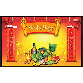 Mua tranh dán phòng thờ bàn thờ 3D in Vải Lụa