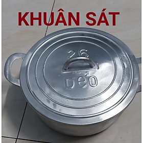 Mua Nồi gang đúc bằng khuân sắt đường kính miệng 26 cm