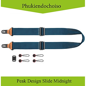 Dây máy ảnh Peakdesign Slide Midnight (màu xanh tím than), Hàng chính hãng