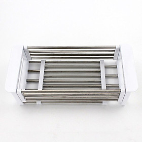 Giá rút gọn gác bồn rửa bát inox