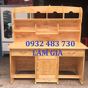 Mua Bàn học sinh  gỗ thông ghép tự nhiên rộng 1m6 - bàn đôi