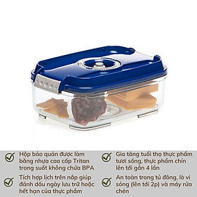 Hộp Bảo Quản Thực Phẩm Hút Chân Không Status Hình Chữ Nhật 1,4L Hàng chính hãng