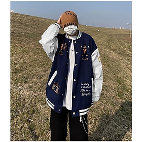 Áo Khoác Bomber Nam Nữ Phong Cách Hàn Quốc In Họa Tiết Chữ Siêu Đẹp Form Unisex Chất Liệu Dù 2 Lớp Chống Nắng, Chống Gió