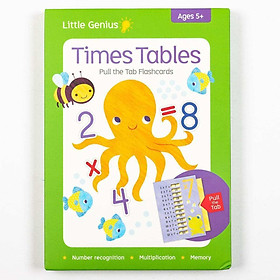 LITTLE GENIUS PULL THE TAB TIMES TABLE