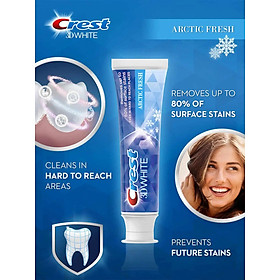 Kem Đánh Răng Crest 3D White Improved Formula Arctic Fresh 135ml