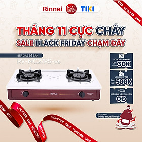 Mua Bếp gas dương Rinnai RV-MC27RS mặt bếp inox và kiềng bếp men - Hàng chính hãng