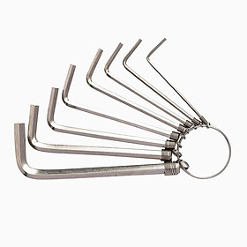 Mua Bộ Lục Giác Chữ L 8 Chiếc Đầu Bằng Deli Cao Cấp Chính Hãng - Kích Thước 1 5-6mm - Nhỏ Gọn  Tiện Dụng - EDL3080