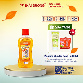 Nước Súc Miệng Thái Dương Trẻ Em chai 250ml - Sao Thái Dương