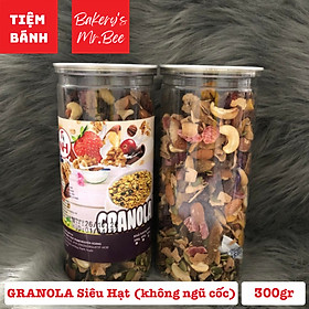 Chỉ giao HCM Granola Siêu Hạt không ngũ cốc - Hủ Pet 300g