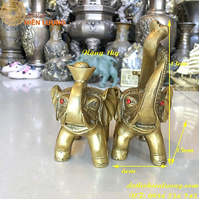 Mua Đôi Tượng Voi Phong Thủy Bằng Đồng