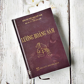 Kinh Lương Hoàng Sám Bìa da, gáy tròn