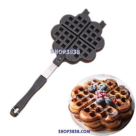 Khuôn Làm Bánh Waffle Trái Tim Chống Dính Nướng  Hàng VNCLC