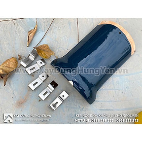 Mua Combo 100 Kẹp ngói nóc inox - Kẹp ngói rìa inox không gỉ dành cho ngói men - Thi công dễ dàng - Thẩm mỹ