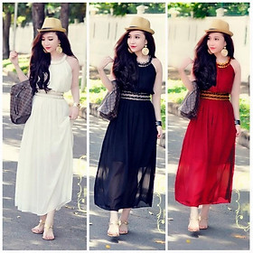 Đầm maxi hy lạp giống bella cực đẹp