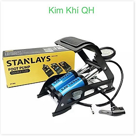 Bơm xe máy bơm xe đạp mini Stanlay đa năng cao cấp giá tốt