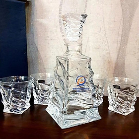 Mua Bộ Bình Rượu Whisky Pha Lê Tiệp Crystal Bohemia Casablanca Nhập Séc hàng chính hãng