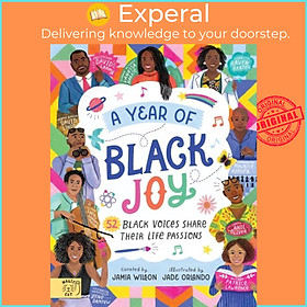 Sách - A Year of Black Joy - 52 Black Voices Share Their Life Passions by Jade Orlando (UK edition, hardcover)