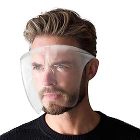 Full Face Shield Protective Clear Helmet Frame Visor Hat