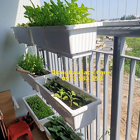 Mua Giá móc treo Ban Công 3 Tầng Inox Chậu hoa thông minh vừa thành ban công  hàng rào từ 2-10cm - Chưa gồm Chậu