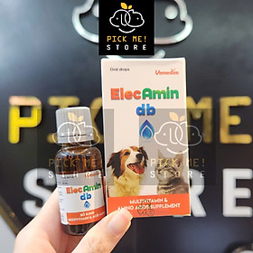 ElecAmin DB Giúp Tăng Đề Kháng, Giảm Stress, Ăn Ngon, Tiêu Hóa Tốt Cho Chó, Mèo, Chim, Vẹt