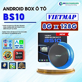 [Nhập Mã TIKISMEV5] Vietmap BS10 Box Android kết nối màn hình xe ô tô - Tặng Vietmap Live 3 năm - CarPlay và Android Auto thế hệ mới - SMEV Phân Phối