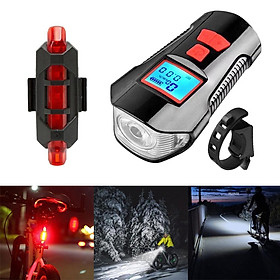 Rechargeable LED  Headlight Rear Light